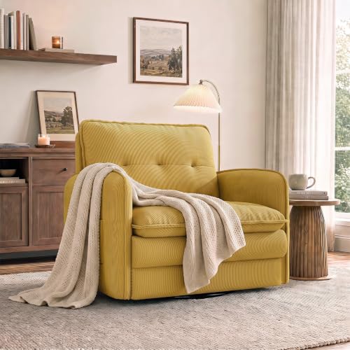 GKUOMEOLE 33" Modern Swivel Accent