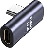 Lunatic 2760 USB Type-C Uzatıcı Çevirici Dönüştürücü Adaptör 90 Derece L Tipi Erkek - Dişi 90 Derece Dayanıklı Alüminyum Alaşım Çift Yönlü Tak-Çalıştır Süper Hızlı Veri ve Şarj USB 3.1 Desteği