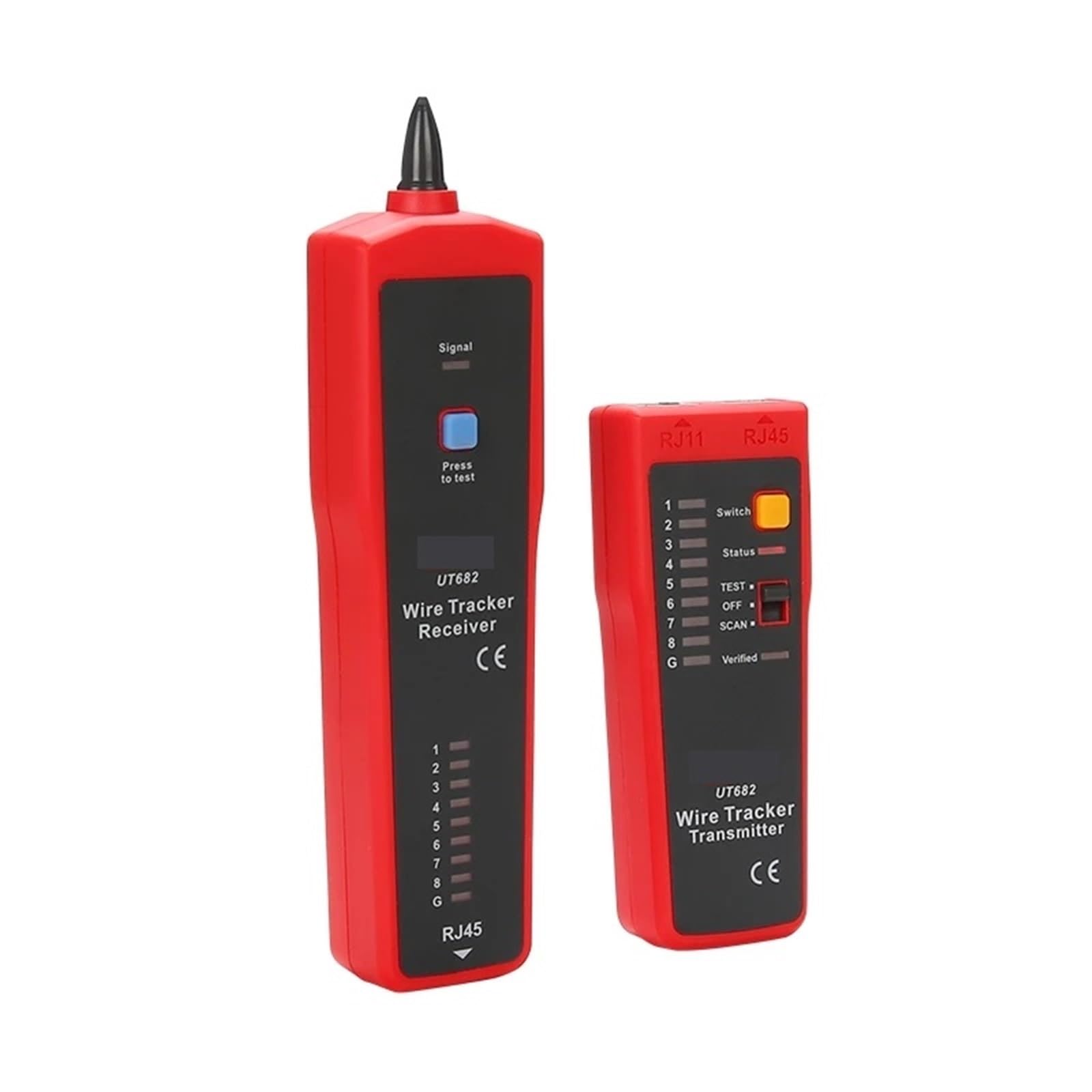 Rastreador de cables Sonda tóner Línea telefónica Cable red Ethernet LAN Probador Detector calibración Buscador línea Pruebas de transmisión