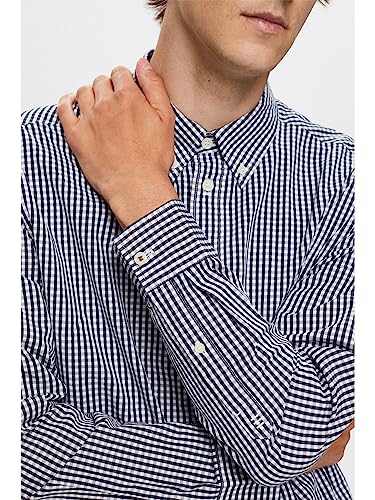 ESPRIT 073ee2f316 Chemise, 400/bleu Marine, M Homme