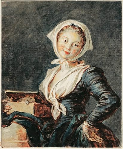 Peinture Graffiti Fragonard pour Salon Moderne Affiche 60x90