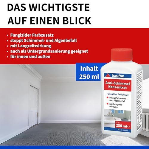 Baufan Anti-Schimmel Konzentrat Fungizider Farbzusatz 250ml