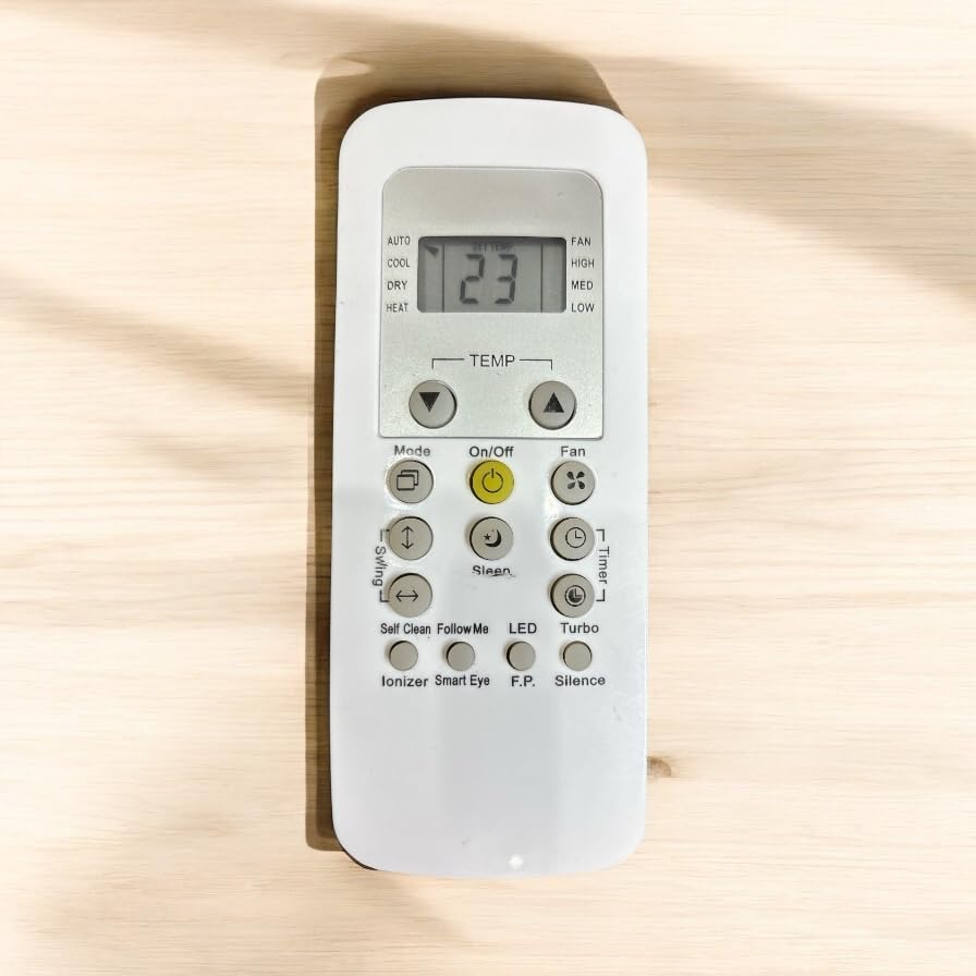Image of Ac Remote Control Compatible For Carrier Ac Remote /Carrier Split Ac Remote /Carrier Window Ac Remote (Model 10), White