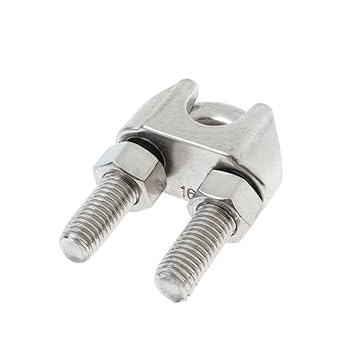 Amazon ワイヤー ロープ クリップ U形ボルト 304ステンレススチール ボートパーツ U字金具 全7サイズ選択 16mm U ボルト 産業 研究開発用品 通販