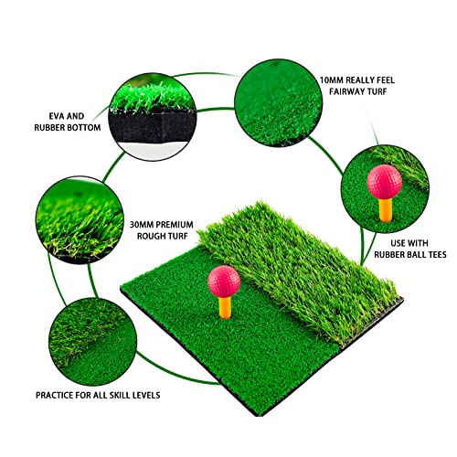 Pop Up Golf Chipping Net, Indoor/Outdoor Golfing Target Net With 16 Training Balls, Hitting Mat, Golf Score Counter And Golf Tee Combo, Golf Accessories For Chipping Accuracy & Swing Practice #TOP3