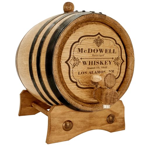 Personalized - Custom American White Oak Aging Barrel - Barrel Aged (2 Liters)