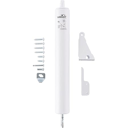 Wright Products V150WH Heavy Duty Pneumatic Screen and Storm Door Closer White