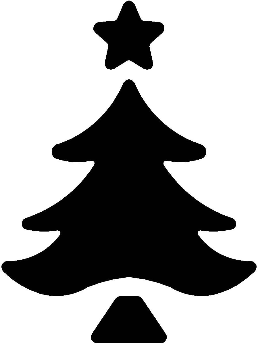Wedo Deco Christmas Tree Shaped Punch, gray, 2,5 x 1,8 cm - Image 3