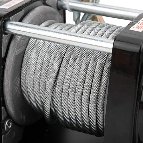 Asixxsix Guincho de veículo, guincho elétrico, 12 V para maior durabilidade