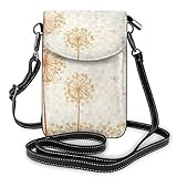 Das Produkt ist 19,1 cm lang, 12,7 cm breit und 4,1 cm dick. Spezieller Klappverschluss, exquisites Design, unverzichtbare Handytasche für Damen.