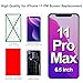 for iPhone 11 Pro Max Screen Replacement with Earpiece Speaker and Proximity Sensor Flex Cable 3D Touch Frame LCD Display Digitizer Full Assembly with Repair Kit A2161 A2220 A2218 6.5 inch