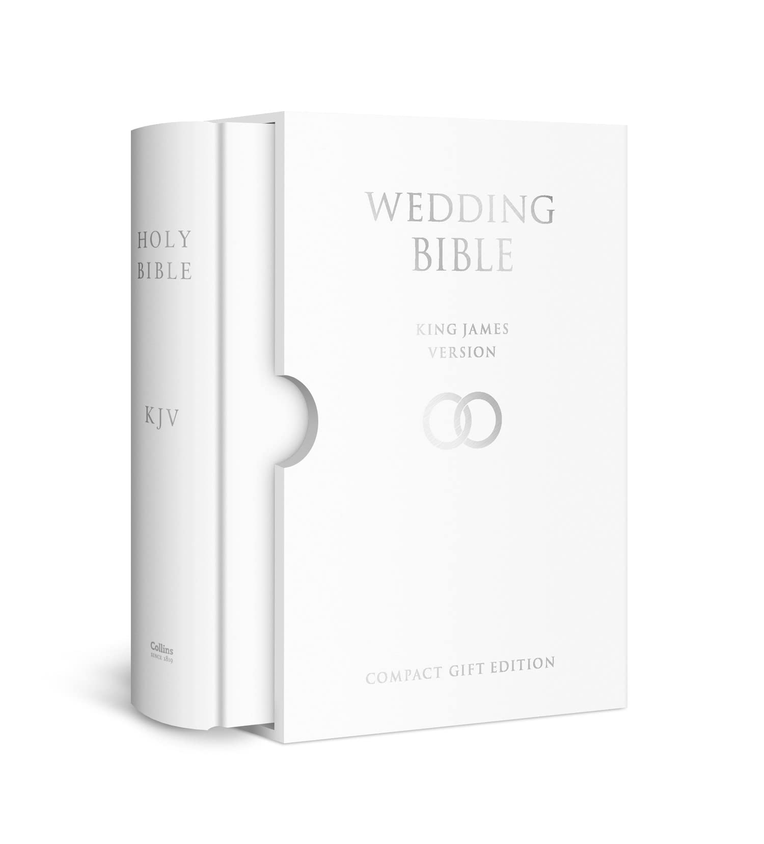 HOLY BIBLE: King James Version (KJV) White Compact Wedding Edition: An Ideal Ma