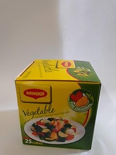 Maggi Vegetable Flavor Bouillon Cubes, 25 cubes