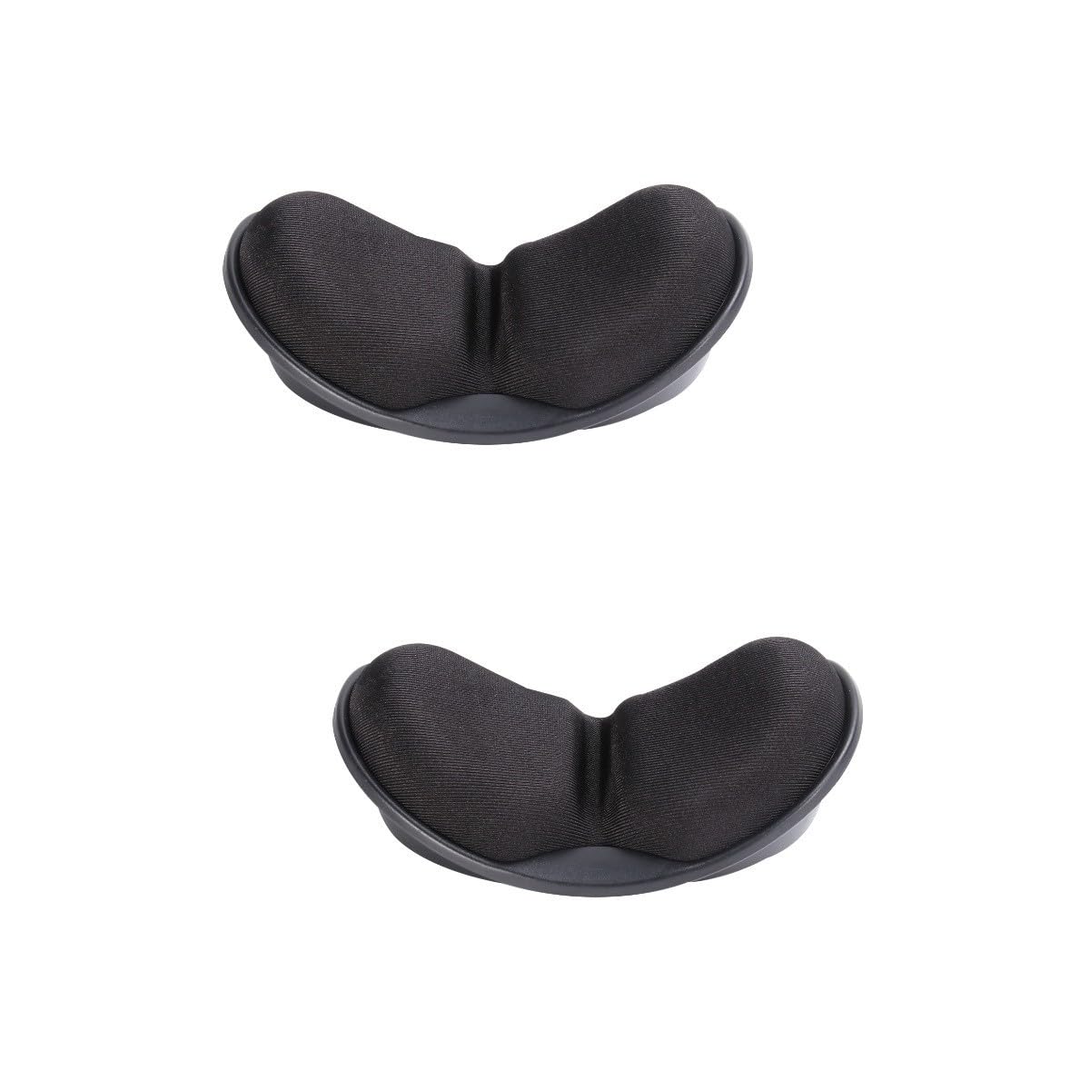 Operitacx 2pezzi Cuscino Ergonomico Per Mouse e Tastiera Con Supporto Per Polso Tappetino Memoria Nero Per Lavoro Ufficio e Gaming Comfort Prolungato Per Uso Quotidiano