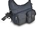 Ultimate Arms Gear Stealth Black Tactical Shoulder Slip Multi-Functional Heavy Duty Sling Equipment Field Messenger Bag with Adjustable Shoulder Length Straps with Concealed Pistol Gun Holster Compartment, Note Book, Computer Laptop, IPad I Pad & Map Accessories Pockets, Padded Front Pocket for Camera, I Phone IPhone Equipment Shooting Range Hunting Camping Law Enforcement Patrol Gear SB7