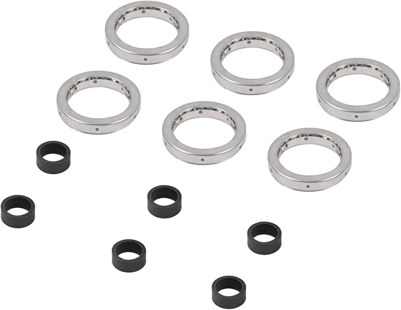 Kit de anéis de vedação e elementos desacopladores do injetor de combustível Promrmr BMW 13537591006 13537577649 – 6 conjuntos