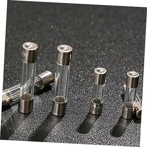 Kit de fusibles de tubo de vidrio OSALADI 1 set rápido estallido surtido para electrodomésticos, electrónicos y automotriz con estuche de almacenamiento miniatura 2