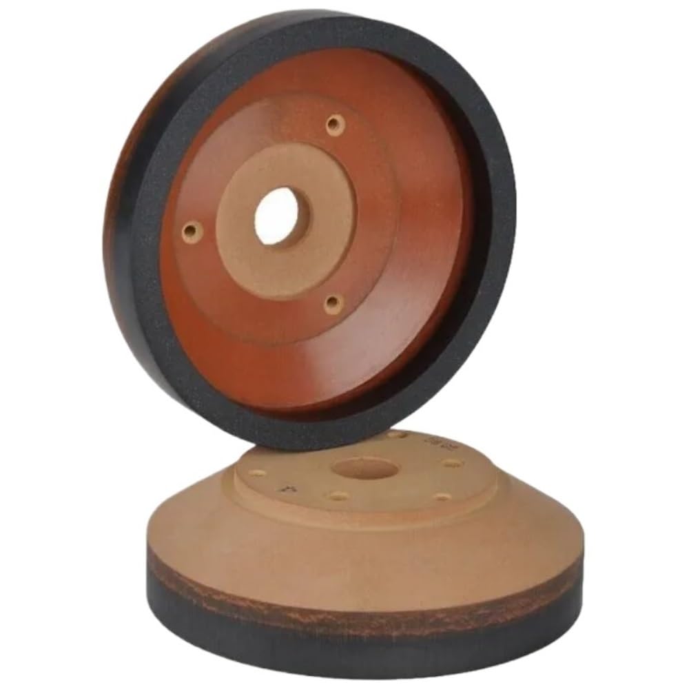 150mm żywiczna tarcza polerska 10x12mm obręcz do maszyny do fazowania szkła, tarcza ścierna z otworem 12/22/50mm(12 Hole 360 Grit)