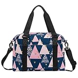 HUA ANGEL Weekend Bag-Unisex Travel Duffel Bag Overnight Carry On Bag Medium Size Gym Sports Fitness