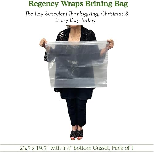 Miniatura 6 de Regency Wraps Bolsa de salmuera, resistente con doble sello para pavo jugoso, refuerzo inferior para un fácil almacenamiento, libre de BPA,