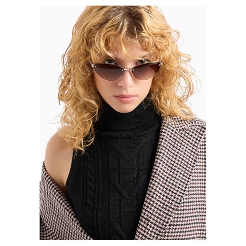 Image of Armani Exchange Women's Sleeveless Turtle-Neck Sweater