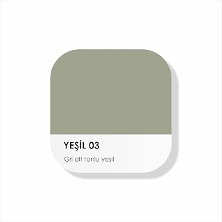 Akrilik Su Bazlı Silinebilir İç Cephe Duvar Boyası, 200ml, Özel Mat, Silikon Katkılı - 2023 Summer Palette - (Yeşil 03)