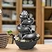 Chillscreamni 11 2/5" H 5-Tier Relaxation Water Fountain with Lights - Cascading Flowing Water Blows Zen LED Lighted Fountain Including Electric Submersible Pump for Office and Home Décor