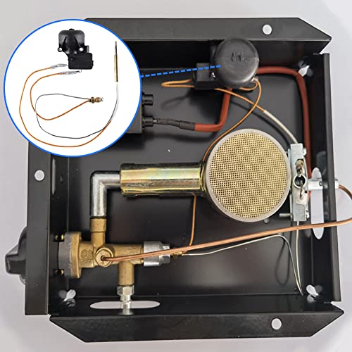 Linstaine Upgraded Patio Heater Dump Switch, Outdoor Propane Gas Heater Repair Part Thermocouple & Tilt Switch Controls Safety Kit, Garden Heater Igiter Replacement Part #TOP6