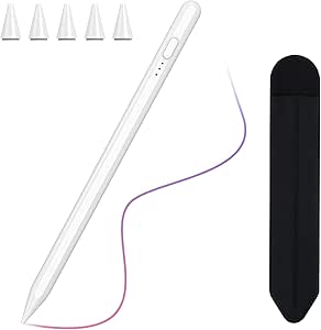 Penna Per IPad 2a Generazione 2018-2024 - Ricarica Rapida 15min, Inclinazione E Rifiuto Palmo - Foto 4