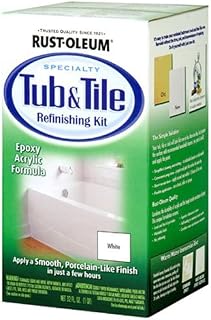 Rust-Oleum 7860519 Tub and Tile Refinishing 2-Part Kit, White