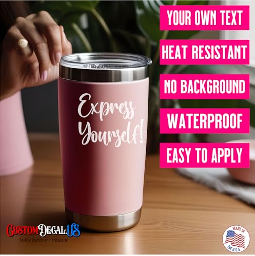 Personalized Custom Vinyl Lettering (Any Color, Any Size) for Business, Cars, Trucks, Boats, Doors, Windows, Signs, Windshields, Letters, Numbers, Decal Stickers