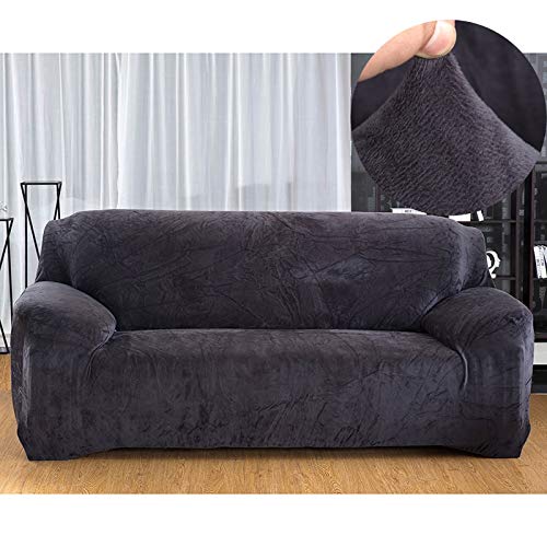 Housse de canapé en forme de L élastique pour rénover un canapé d'angle usé