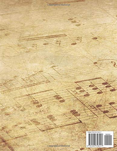 Sheet Music Composition Notebook: Music Manuscript Staff Paper (96 pages, 12 staves per page) - Image 2