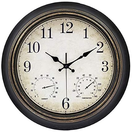 45 Min ST 14 Inches Retro Wall Clock, Silent Non Ticking Battery Operated Movement, Home/Wall Decor, Easy to 45 Min ST 14 Inches Retro Wall Clock, Silent Non Ticking Battery Operated Movement, Home/Wall item