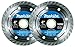Makita 2 Pack - 4” Turbo Diamond Blades For 4