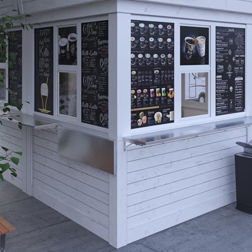 Image of AmGood Stainless Steel Folding Wall Shelf 18 in. x 60 in. | NSF | Concession Stand, Food Truck, Kitchen, Restaurant, Garage, Laundry, Utility Room