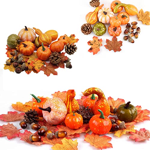 SUNCHE 50 Pezzi Set di Decorazioni Autunnali