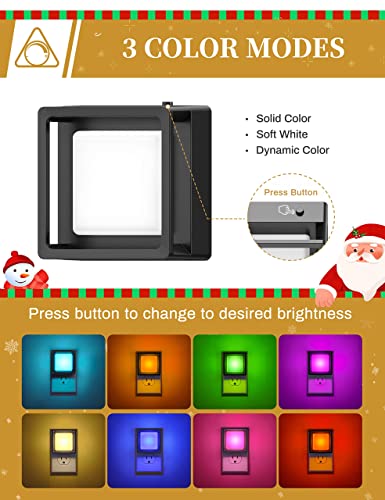 image for DORESshop Night Light for Kids [2 Pack], Color Changing Baby NightLigh