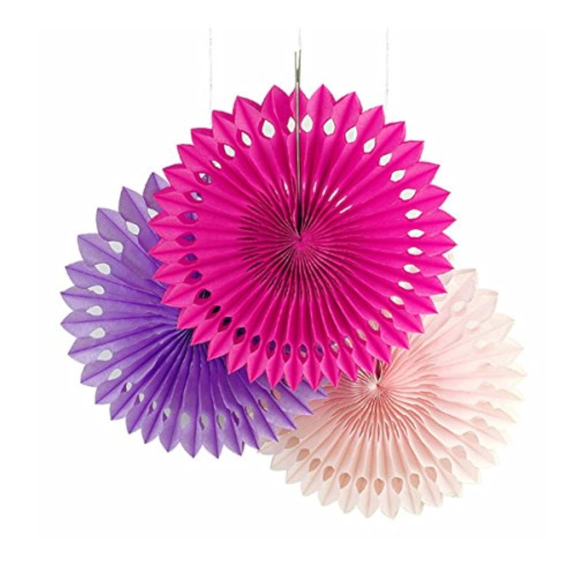 Cutwork Designer Tissue Paper Fan Decoration