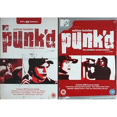 PUNK'D 1-2 COMPLETE COLLECTION / 1. MTV PUNK'D THE COMPLETE FIRST SEASON / 2. SECOND SEASON = ULTIMATE 2x DVD UK SET