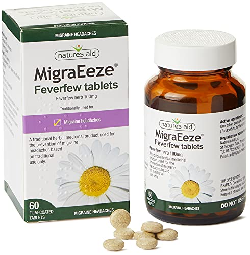 Natures Aid 100 mg MigraEeze Feverfew by Natures Aid