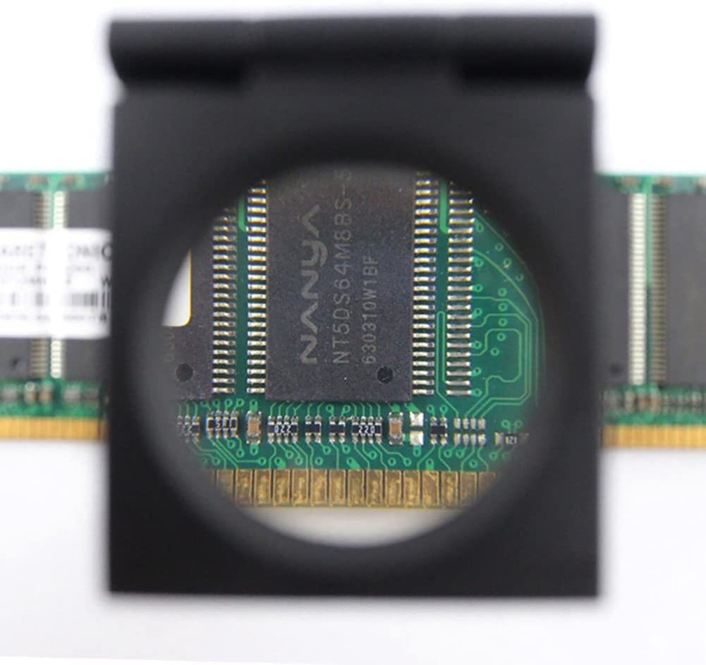 Lente D'Ingrandimento Carson LinenTest 5x30mm Pieghevole Con Base Graduata - Per Tessuti, Francobolli, Hobby - Foto 3