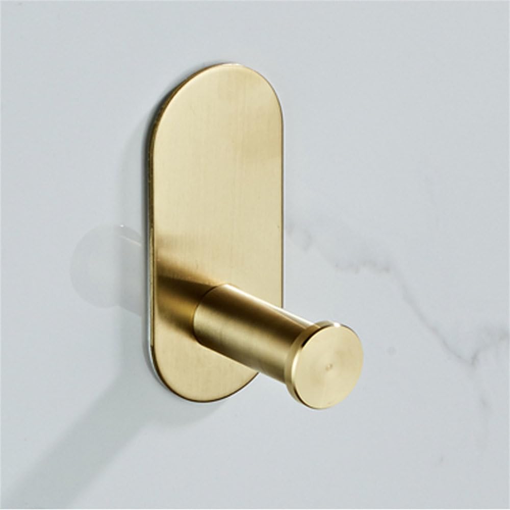Brushed Bathroom Hardware - Robe Hook, Towel Bar & Toilet Paper - Rust-Proof & Corrosion-Resistant Bathroom Accessories