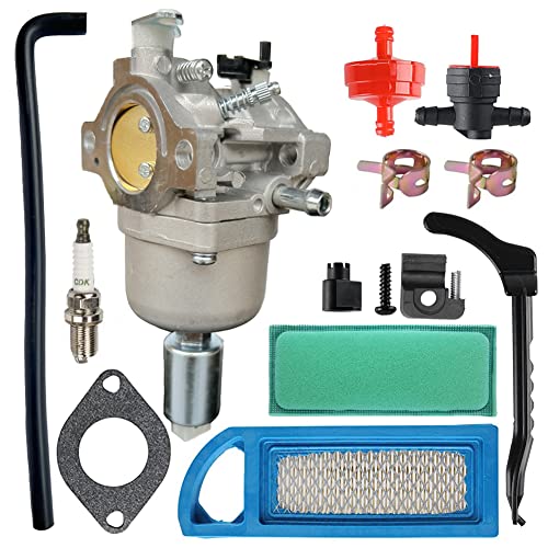 Carburateur 799727 pour moteurs Intek Briggs & Stratton 14HP 15HP 16HP 17HP 17.5 HP 18HP Remplace 791858 794572 591731 594593 Tondeuse à gazon Nikki Carb avec...