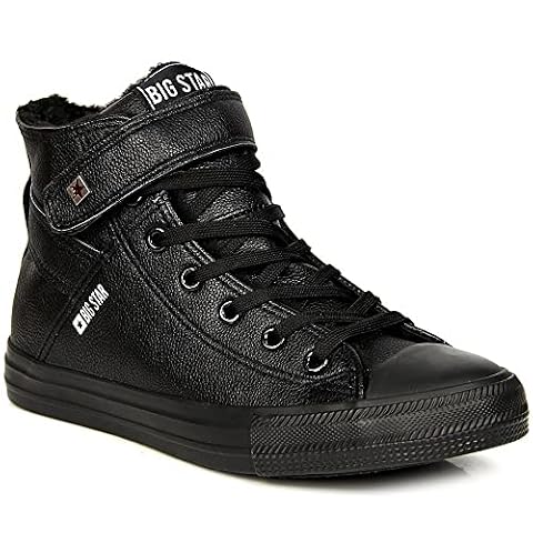 Big Star W V274542f Black Shoes, Trampki Damskie, czarny, 38 EU