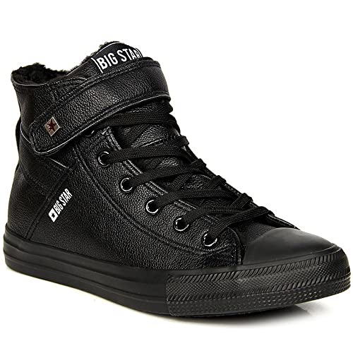 Big Star W V274542f Black Shoes, Trampki Damskie, czarny, 38 EU