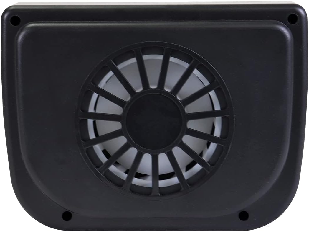 Koolatron AutoKool Photo voltaic Powered Automotive Window Fan – Exhaust Vent Air Circulation Cooling, Photo voltaic Operated Panel Transportable Air flow System for Parked Autos Truck, SUV, Van