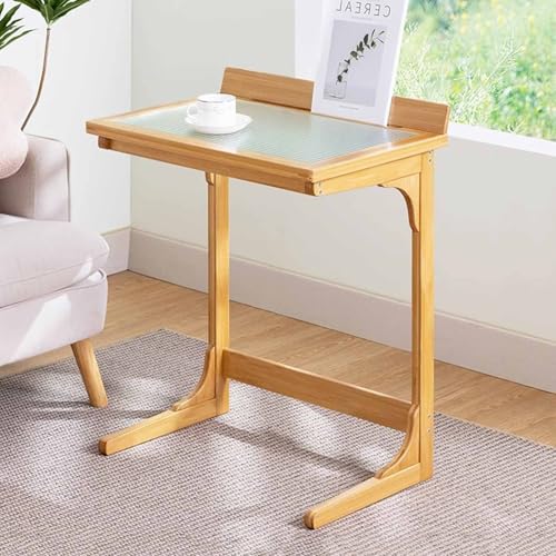 Table basse en bois d'ingénierie 61 cm rustique et moderne pour salon