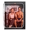 Smartmak Portable Far Infrared Sauna, Home Two Person Sauna Box with 660nm Red Light Therapy Lamp, X-Large Full Size Indoor SPA Tent for Body Recovery, Remote Control, 2 Folding Chairs, Greyborder