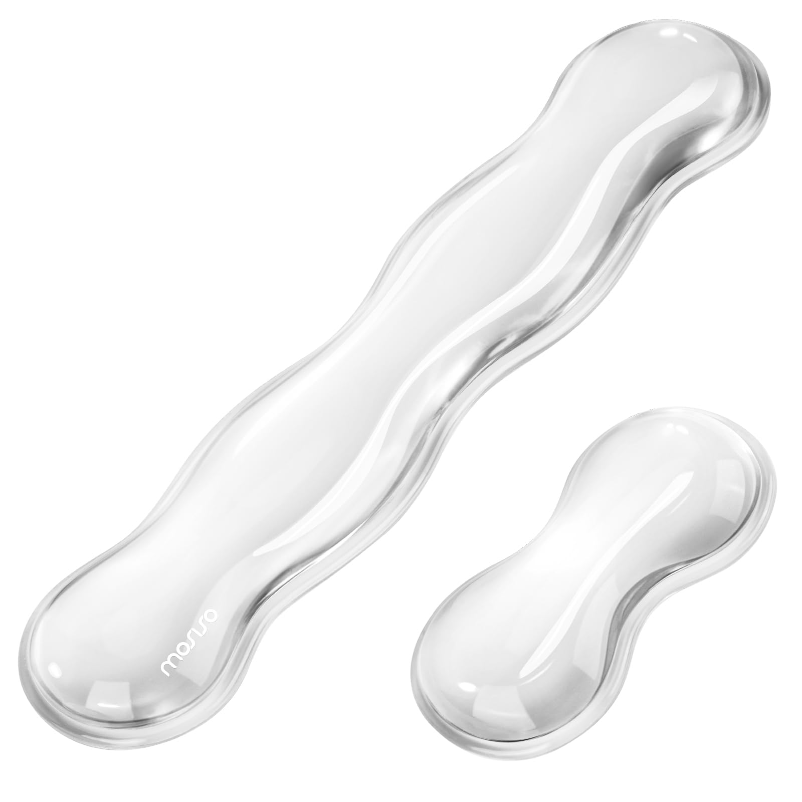MOSISO Gel Keyboard Wrist Rest Wrist Support for Mouse Ergonomic Wrist Pad Soft Cooling Gel Pain Relief Easy